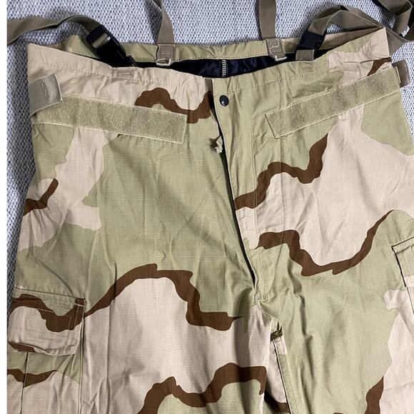 Military Chemical Protective Pants Men Large/Regular Suspenders Chocolate Camo - Picture 5 of 14